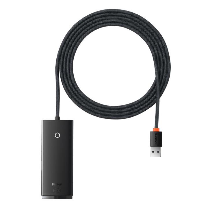 هاب 4 پورت usb3 باسئوس مدل Lite Series -WKQX03020 2M -