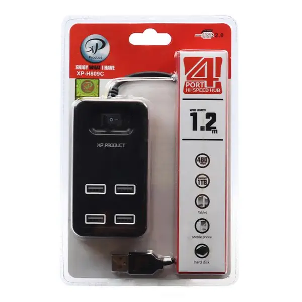 هاب 4 پورت XP Product مدل XP-H809C - 2