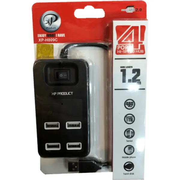 هاب 4 پورت XP Product مدل XP-H809C - 4