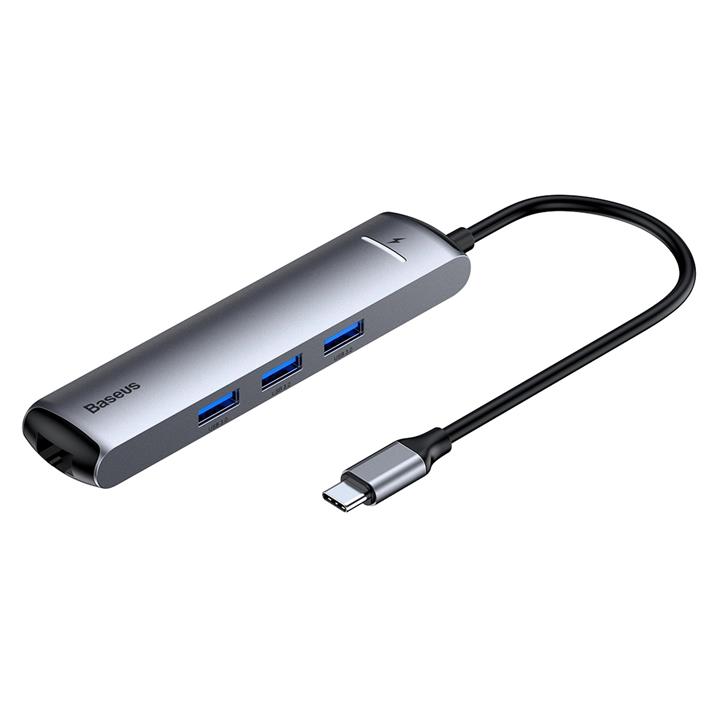 هاب 6 پورت USB-C باسئوس مدل CAHUB-J -