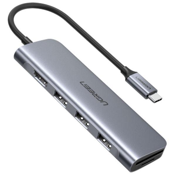 هاب 6 پورت USB-C یوگرین مدل CM195-70410 UGREEN CM195-70410 USB-C 6 Port Hub