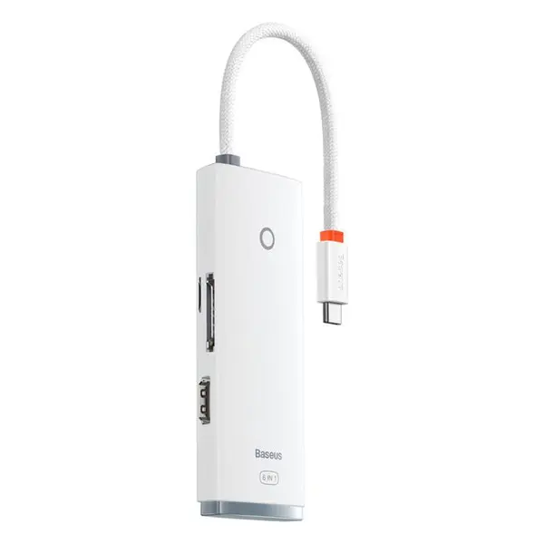 هاب 6 پورت usb-c باسئوس مدل WKQX050002 - - 2