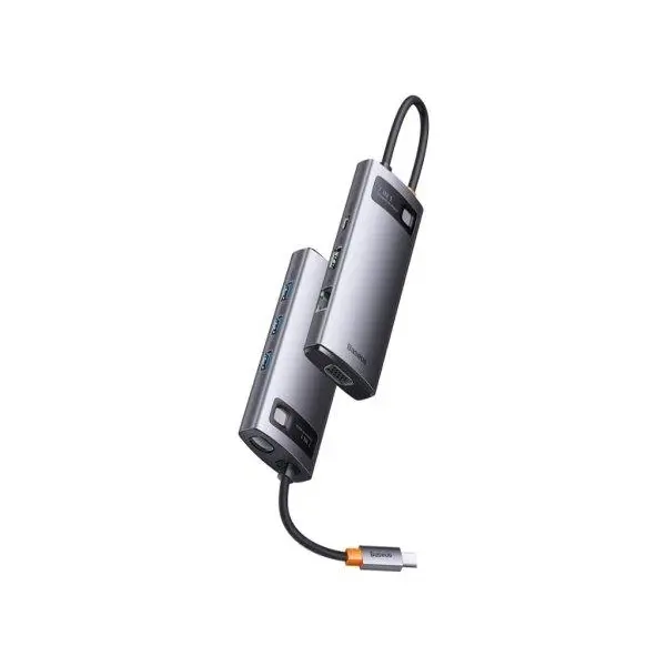 هاب تایپ سی 7 پورت بیسوس Baseus WKWG040013 7-in-1 Multifunctional Type-C HUB