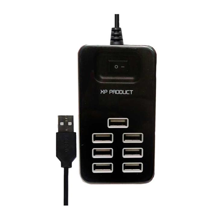 هاب یو اس بی (USB Hub) هاب7پورت USB2.0 ایکس پی پروداکت مدل XP-H810c -