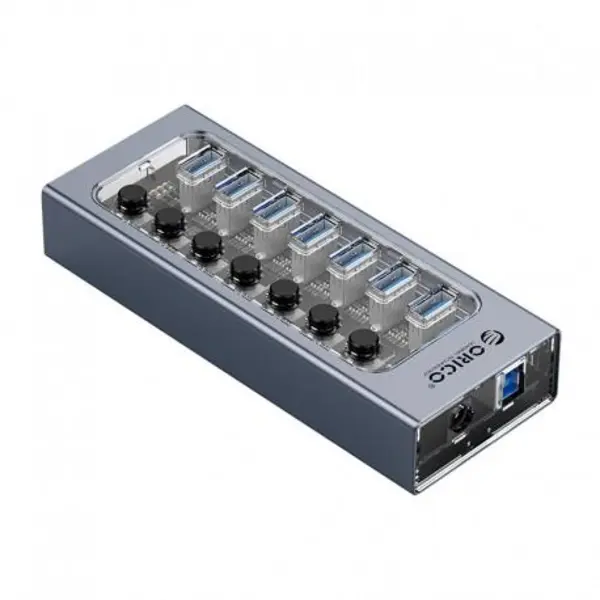 هاب 7پورت USB3.0 کلیددار ORICO AT2U3-7AB - 5