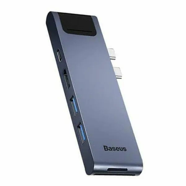 هاب 7 پورت USB-C باسئوس مدل CAHUB-L0G - - 4