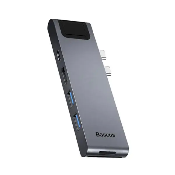 هاب 7 پورت USB-C باسئوس مدل CAHUB-L0G - - 5