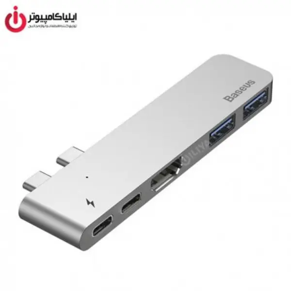 هاب 7 پورت USB-C باسئوس مدل CAHUB-L0G - - 2