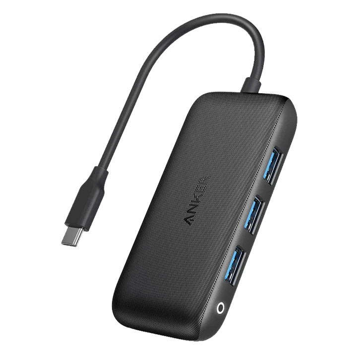 هاب تایپ سی انکر مدل A8323 Anker A8323 Powerhub Classic 4-IN-1 USB-C HUB