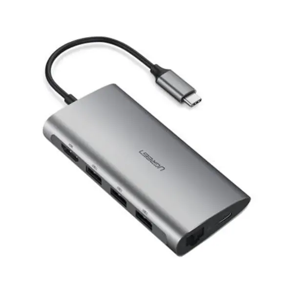 هاب تایپ سی یوگرین مدل CM121 با 8 پورت UGREEN CM121 Type-C 8Port Hub - 4
