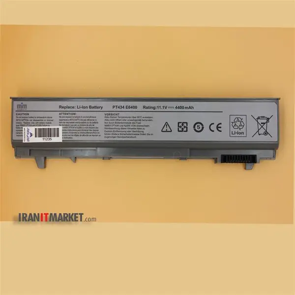 باتری لپ تاپ دل لتیتیود مدل E6500 Laptop Battery Dell Latitude E6500