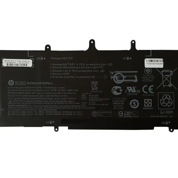 باتری لپ تاپ اچ پی ElietBook Folio 1040-BL06XL داخلی- ElietBook Folio 1040 BL06XL Internal Laptop Battery - 3