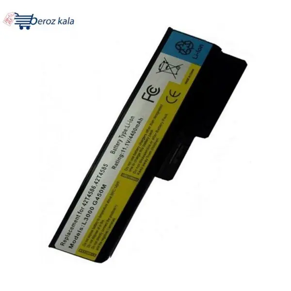 باتری لپ تاپ لنوو G450/G550 4400mAh Battery Lenovo G550,450,430,B460,V460,Z360 6Cell Oem B - 3