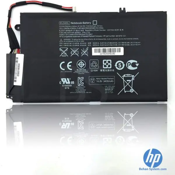 باتری لپ تاپ HP Envy 4-1000 مدل EL04XL - 2
