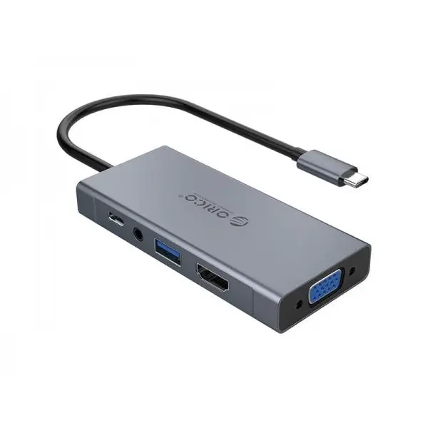 هاب آداپتور تایپ سی اوریکو ORICO MC-U501P 5 in 1 Multifunctional Docking Station