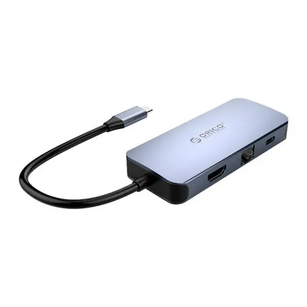 هاب آداپتور تایپ سی اوریکو ORICO MC-U602P 6in1 Multifunctional Docking Station