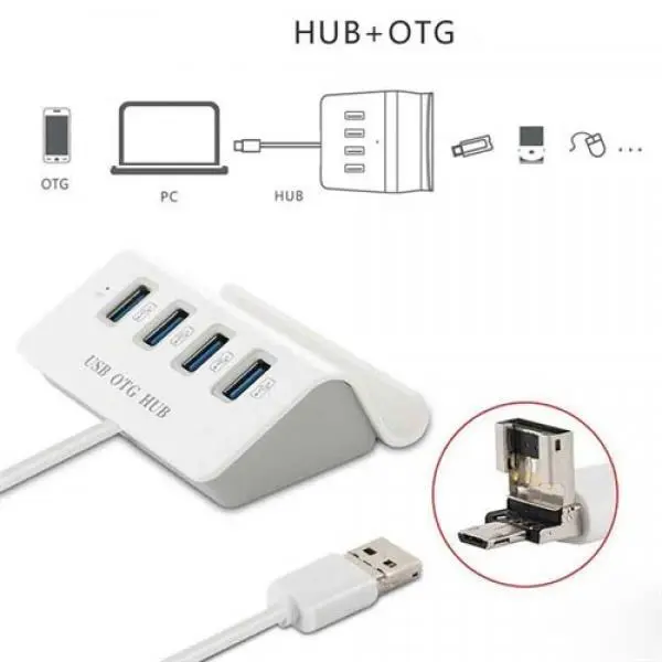 هاب OTG چهار پورت وریتی Verity H401