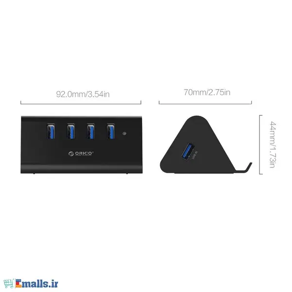 هاب اوریکو مدل SHCU3 ORICO SHC-U3 4-Port USB 3.0 Hub - 4