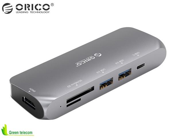 هاب Type-C به HDMI/USB اوریکو مدل CLH-W1 ORICO CLH-W1 Type-C to HDMI USB Adapter Hub