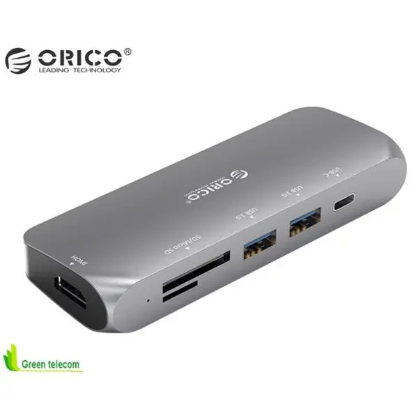 هاب Type-C به HDMI/USB اوریکو مدل CLH-W1 ORICO CLH-W1 Type-C to HDMI USB Adapter Hub - 3