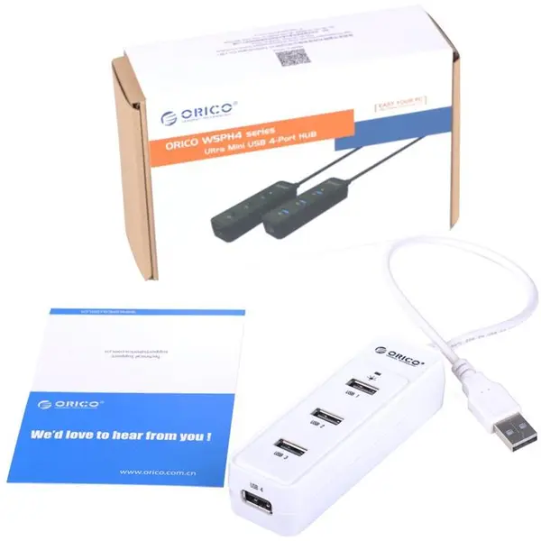 هاب USB 2.0 چهار پورت اوریکو مدل W5PH4-U2 Orico W5PH4-U2 4-Port USB 2.0 Hub - 3