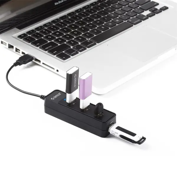 هاب USB 2.0 چهار پورت اوریکو مدل W5PH4-U2 Orico W5PH4-U2 4-Port USB 2.0 Hub - 4