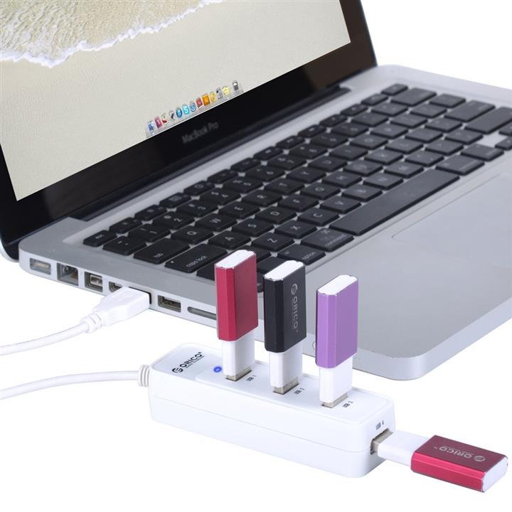 هاب USB 2.0 چهار پورت اوریکو مدل W5PH4-U2 Orico W5PH4-U2 4-Port USB 2.0 Hub