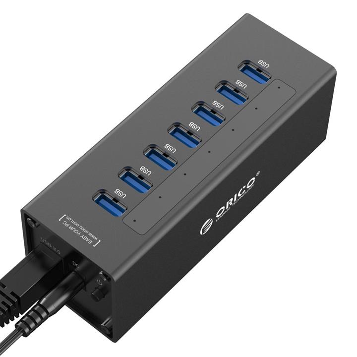 هاب USB 3.0 هفت پورت اوریکو مدل A3H7 Orico A3H7 7-Port USB 3.0 Hub