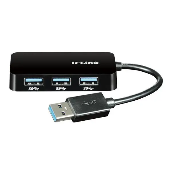هاب USB3.0 چهار پورت دی-لینک مدل DUB-1341 D-Link DUB-1341 4-Port USB 3.0 Hub - 3