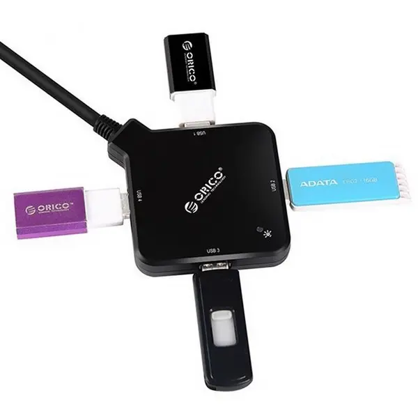 هاب USB 3.0 چهار پورت اوریکو مدل H4016-U3 Orico H4016-U3 4-Port USB 3.0 Hub - 5