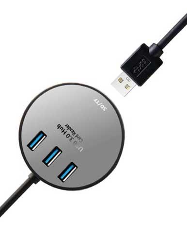 هاب چهار پورت USB 3.0 وریتی مدل H404 Verity H404 USB3.0 HUB