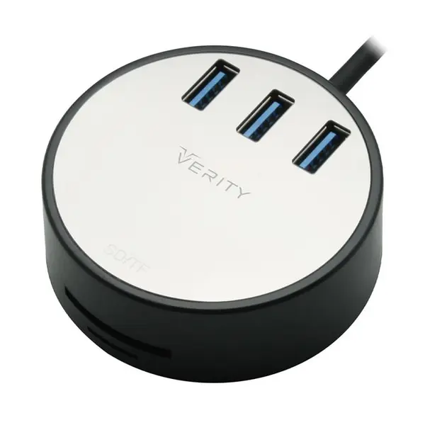 هاب چهار پورت USB 3.0 وریتی مدل H404 Verity H404 USB3.0 HUB