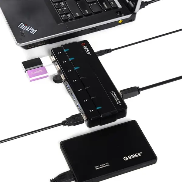 هاب USB 3.0 هفت پورت اوریکو مدل H7928-U3 Orico H7928-U3 7-Port USB 3.0 Hub - 3