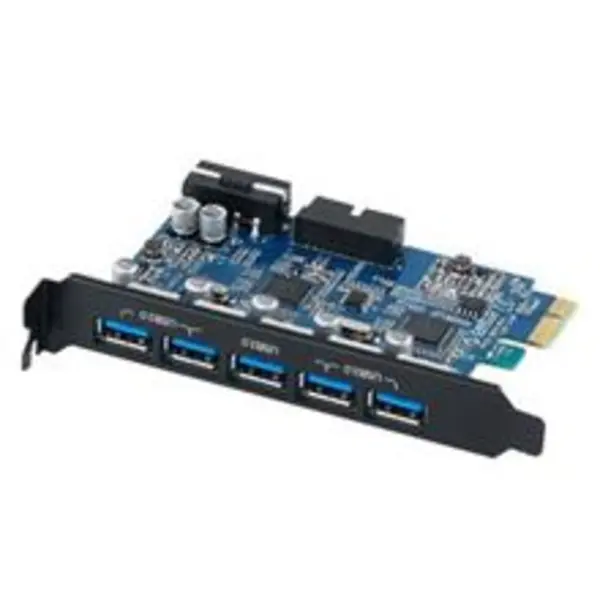 هاب USB3.0 پنج پورت PCI اوریکو مدل PVU3-5O2I Orico 5Port USB 3.0 PCI Express Card PVU3-5O2I - 5