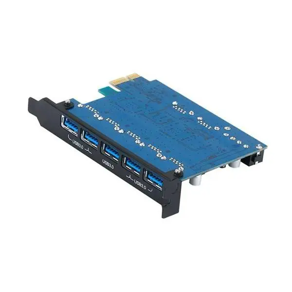 هاب USB3.0 پنج پورت PCI اوریکو مدل PVU3-5O2I Orico 5Port USB 3.0 PCI Express Card PVU3-5O2I - 2