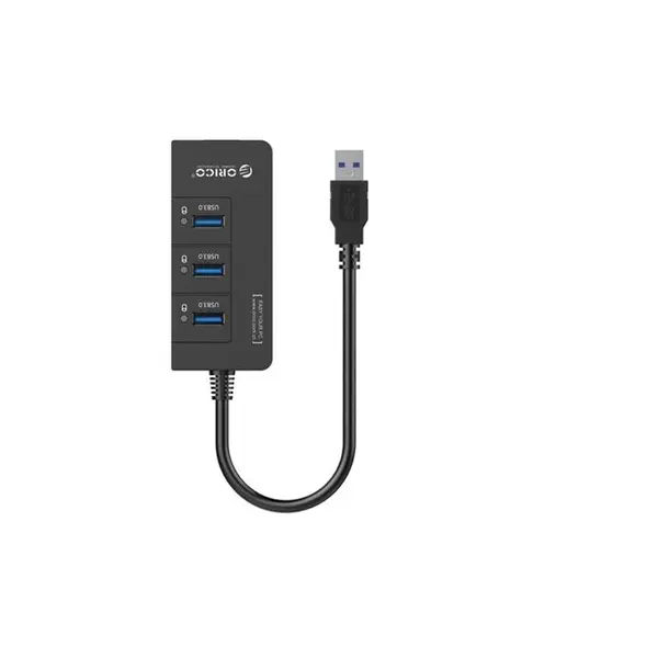 هاب USB 3.0 سه پورت همراه با پورت RJ45 اوریکو مدل HR01-U3 Orico HR01-U3 3-Port USB 3.0 Hub with RJ45 Port