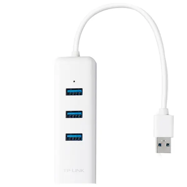 هاب USB 3.0 سه پورت و کارت شبکه تی پی-لینک مدل UE330 TP-Link UE330 3 Ports USB 3.0 Hub And Network Adapter - 5