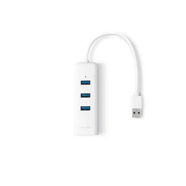 هاب USB 3.0 سه پورت و کارت شبکه تی پی-لینک مدل UE330 TP-Link UE330 3 Ports USB 3.0 Hub And Network Adapter - 2