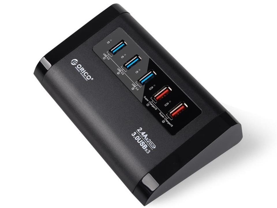 هاب USB 3.0 پنج پورت اوریکو مدل UH3C2 Orico UH3C2 5-Port USB 3.0 Hub