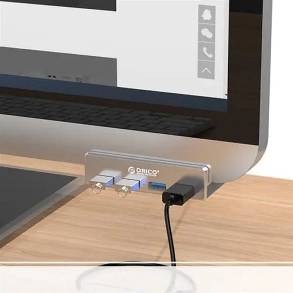 هاب USB 3.0 چهار پورت اوریکو مدل W8PH4-U3 Orico W8PH4-U3 Four Port USB 3.0 Hub