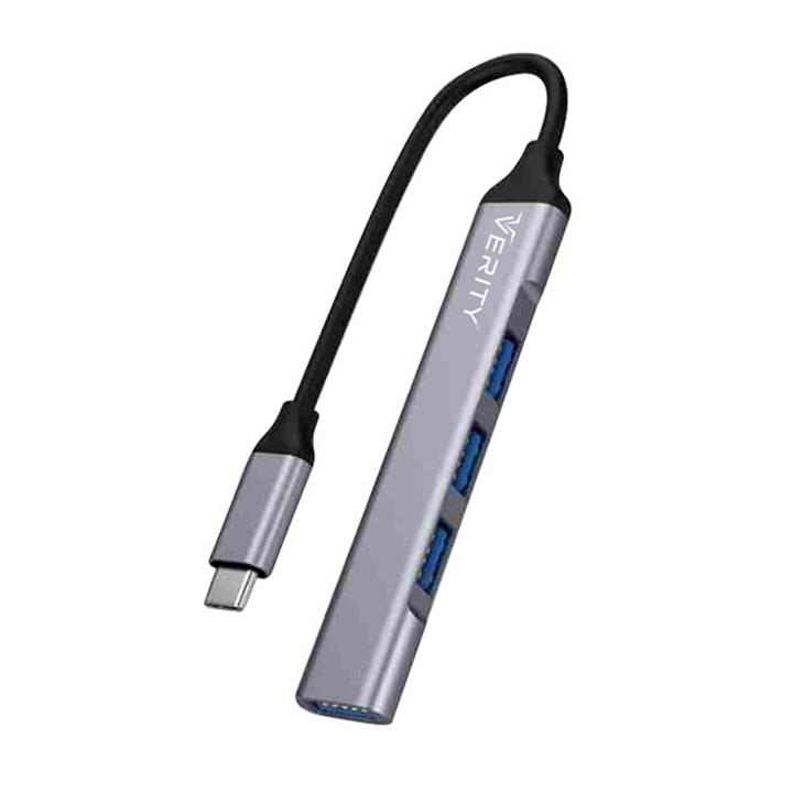 هاب تایپ سی USB3 وریتی 410 چهار پورت کد 5377