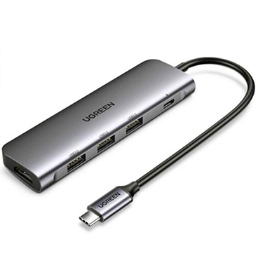 هاب USB-C یوگرین 5 پورت CM136 مدل 50209