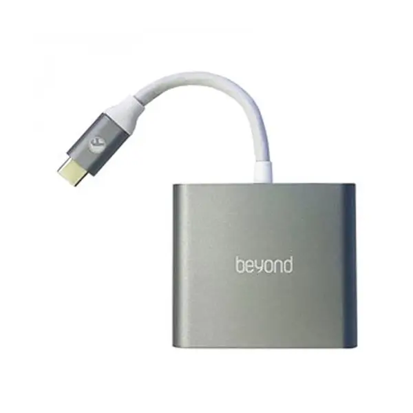 هاب سه پورت USB-C بیاند مدل BA-410 Beyond BA-410 3 Ports USB-C Hub