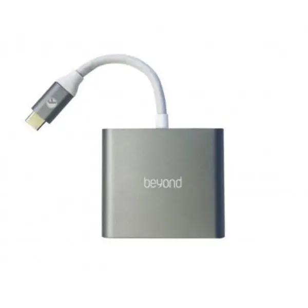 هاب سه پورت USB-C بیاند مدل BA-410 Beyond BA-410 3 Ports USB-C Hub