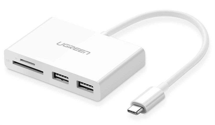 هاب دو پورت USB-C یوگرین مدل US209-30739 -