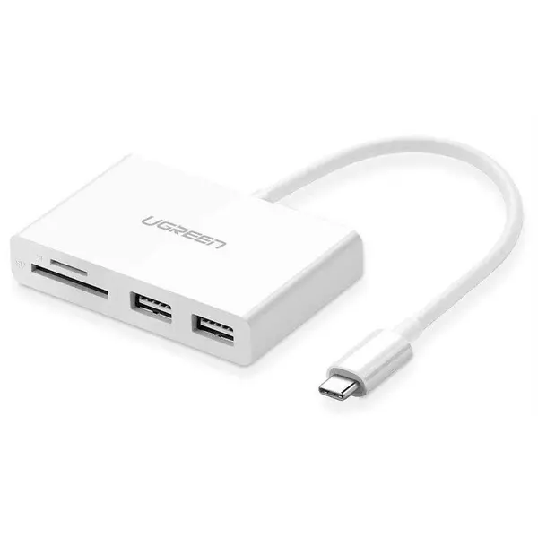 هاب دو پورت USB-C یوگرین مدل US209-30739 -