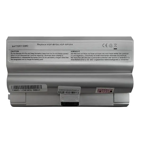 باتری لپ تاپ سونی مدل VGP-BPS8A مناسب برای لپ تاپ سونی BPS8 شش سلولی نقره ای Battery Laptop Sony BPS8 6Cell Silver - 5
