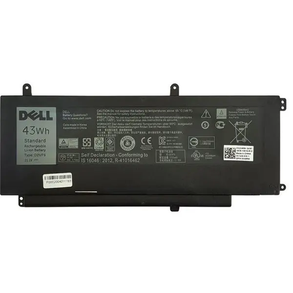 باتری لپ تاپ دل Vostro ۵۴۵۹ D۲VF۹ داخلی DELL Vostro 5459 D2VF9 Black Internal Battery - 2