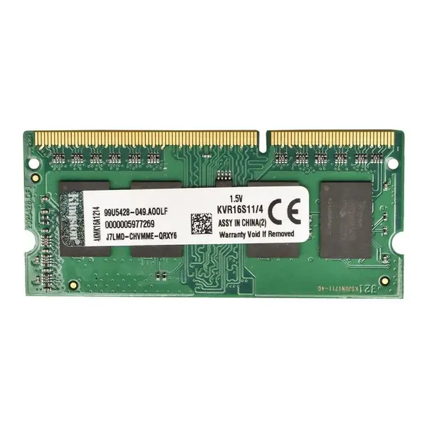 رم لپ تاپ کینگستون مدل 12800 DDR3 1600MHz ظرفیت 4 گیگابایت -