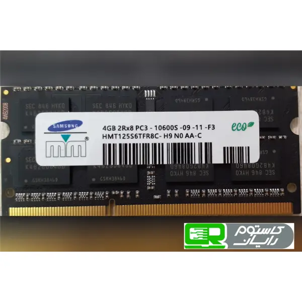 رم لپ تاپ 1333مگاهرتز DDR3 تک کاناله سامسونگ CL11 مدل M471B5273DH0 ظرفیت 4 گیگابایت - - 4